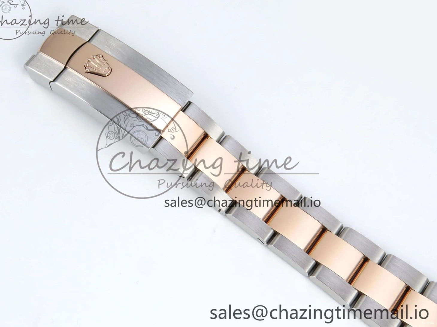MiroTime 0504 DateJust 31 278271 ARF 1:1 Best Edition 904L Steel Brown Roman Diamonds Dial on SS RG Oyster Bracelet ETA SmartChoice 520